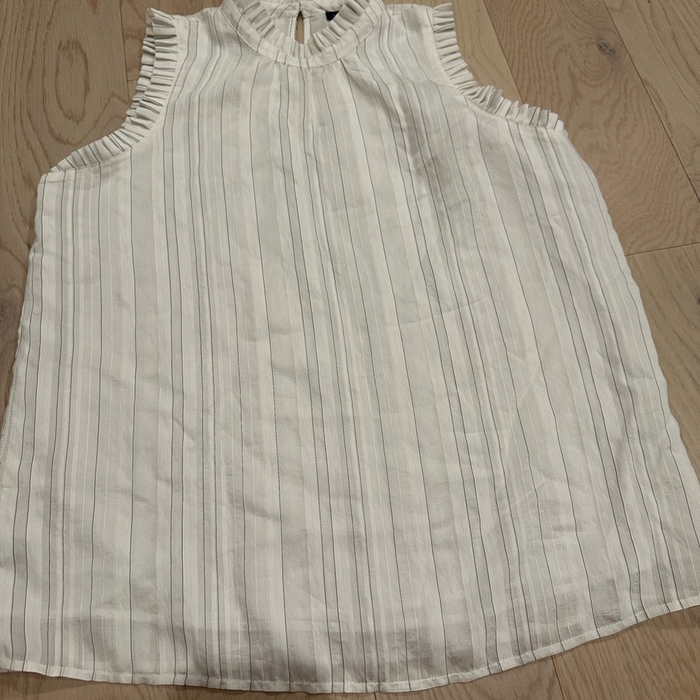 NWT ruffle sleeve top